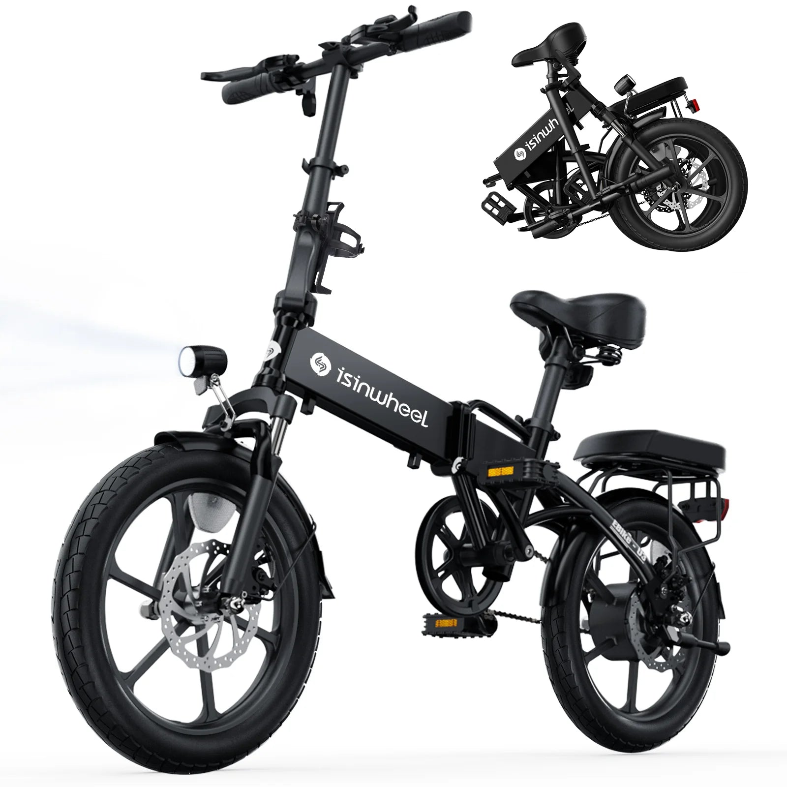 ISINWHEEL U3 16" Bicicleta Eléctrica Plegable