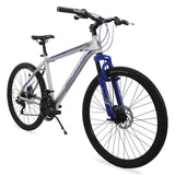 Bicicleta BENOTTO Montaña XC-5000 R26 21V. FS Frenos Doble Disco Aluminio Plata/Azul