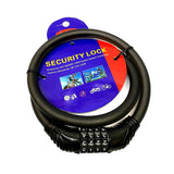 CANDADO PARA BICICLETA LOOK NEGRO