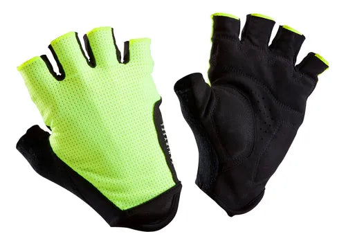 GUANTES VAN RYSEL PARA CICLISMO DE RUTA AMARILLO