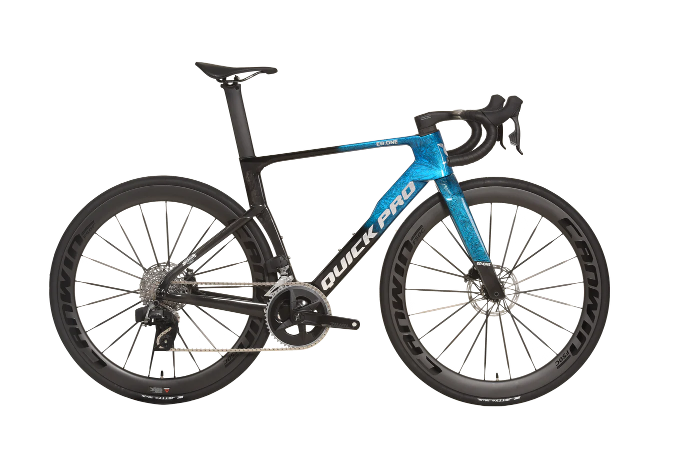 BICICLETA QUICKPRO ER:ONE TALLA XS COLOR AZÚL CON NEGRO