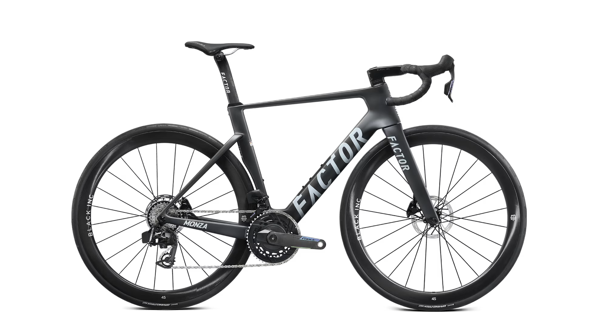 FACTOR MONZA SRAM FORCE W/POWERMETER ANODIZED BLACK