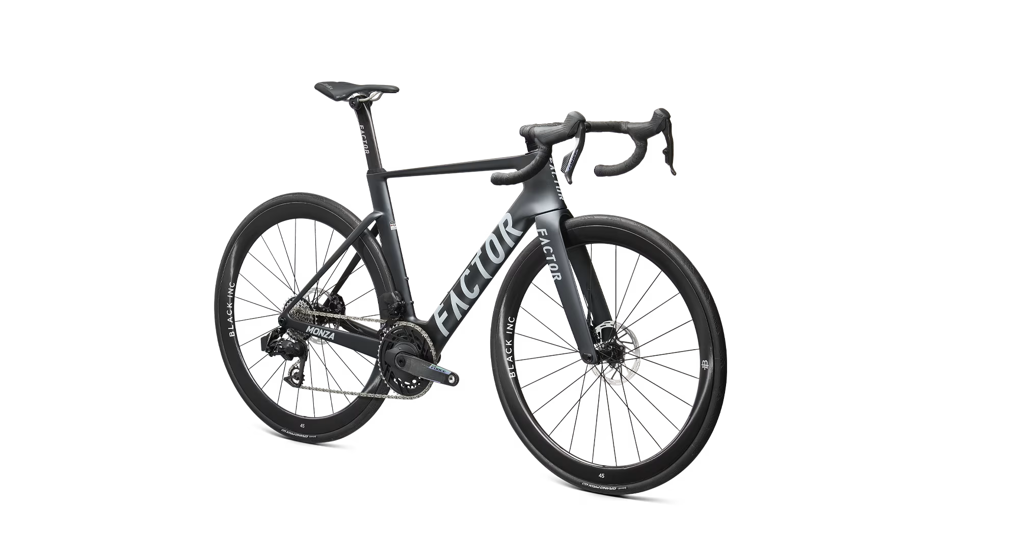 FACTOR MONZA SRAM FORCE W/POWERMETER ANODIZED BLACK