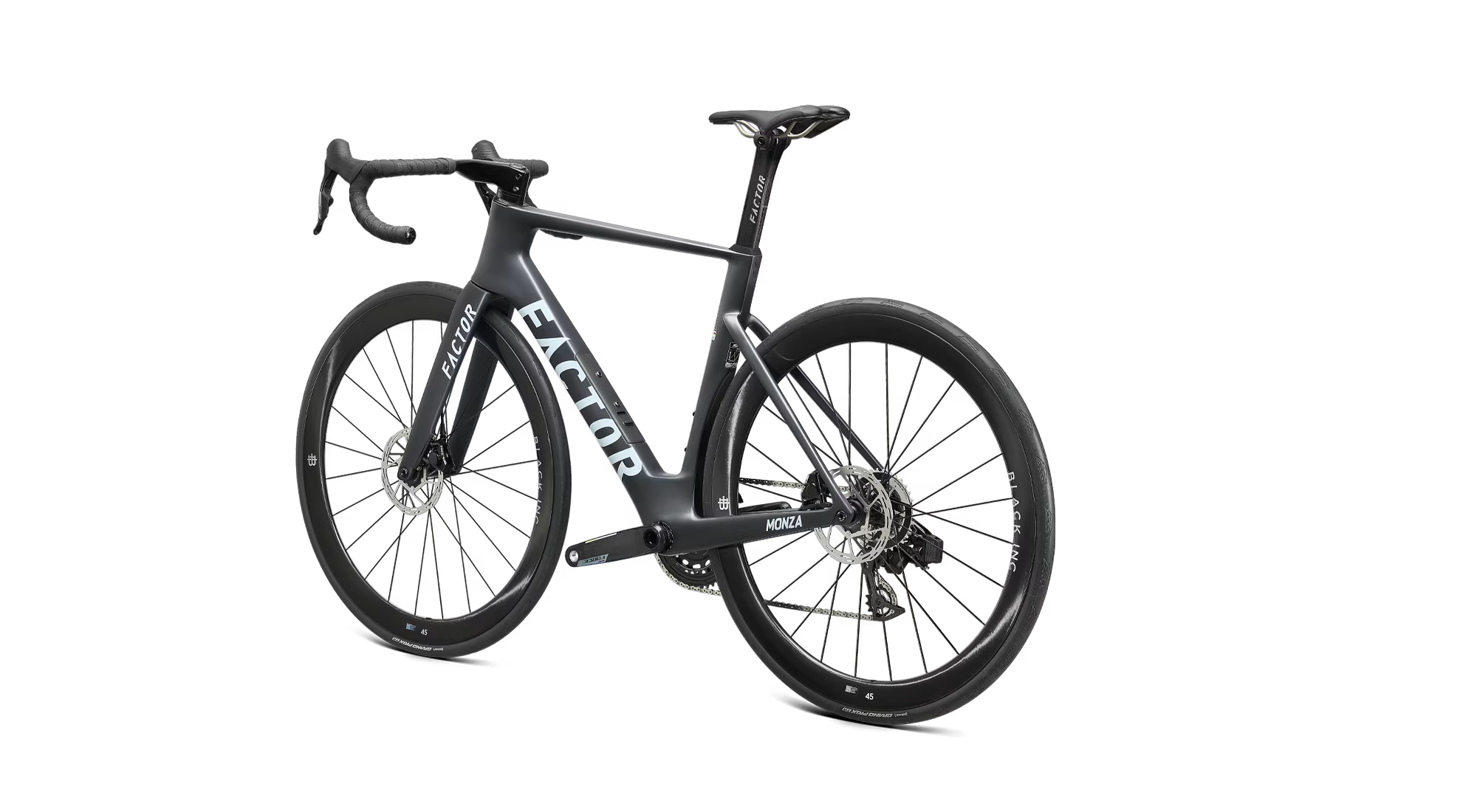 FACTOR MONZA SRAM FORCE W/POWERMETER ANODIZED BLACK