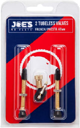 2 VÁLVULAS TUBELESS 48MM JOE´S NO FLAT´S