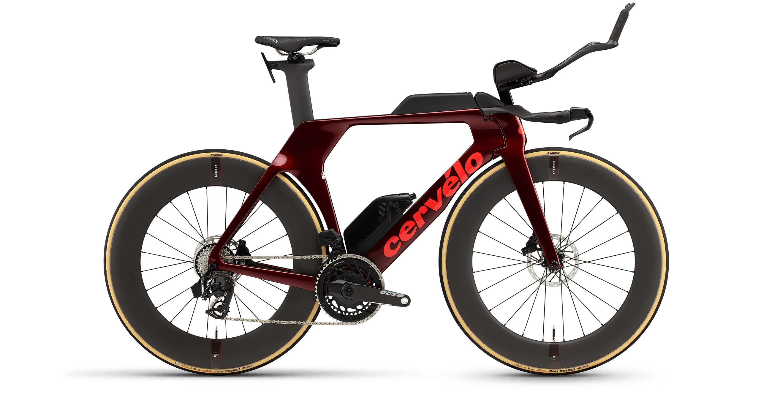 BICICLETA CERVELO P5 SRAM FORCE AXS RED HOT