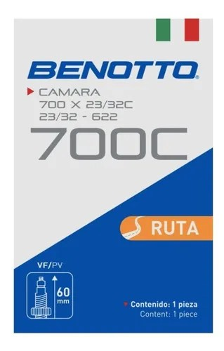 CÁMARA BENOTTO 700x23/32 VF 48MM
