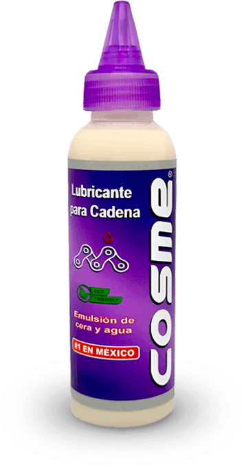 LUBRICANTE COSME PARA CADENA EMULSIÓN DE CERA Y AGUA, 10ML (Copia)