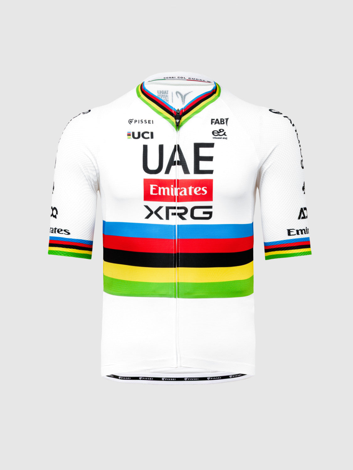 JERSEY PISSEI x UAE TEAM EMIRATES - TADEJ POGACAR WORLD CHAMP MAGISTRALE ULTRA SHORT SLEEVE
