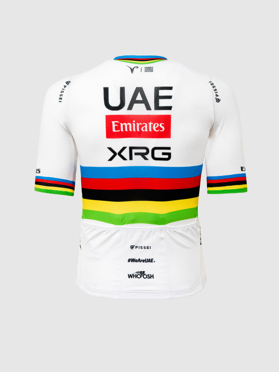 JERSEY PISSEI x UAE TEAM EMIRATES - TADEJ POGACAR WORLD CHAMP MAGISTRALE ULTRA SHORT SLEEVE
