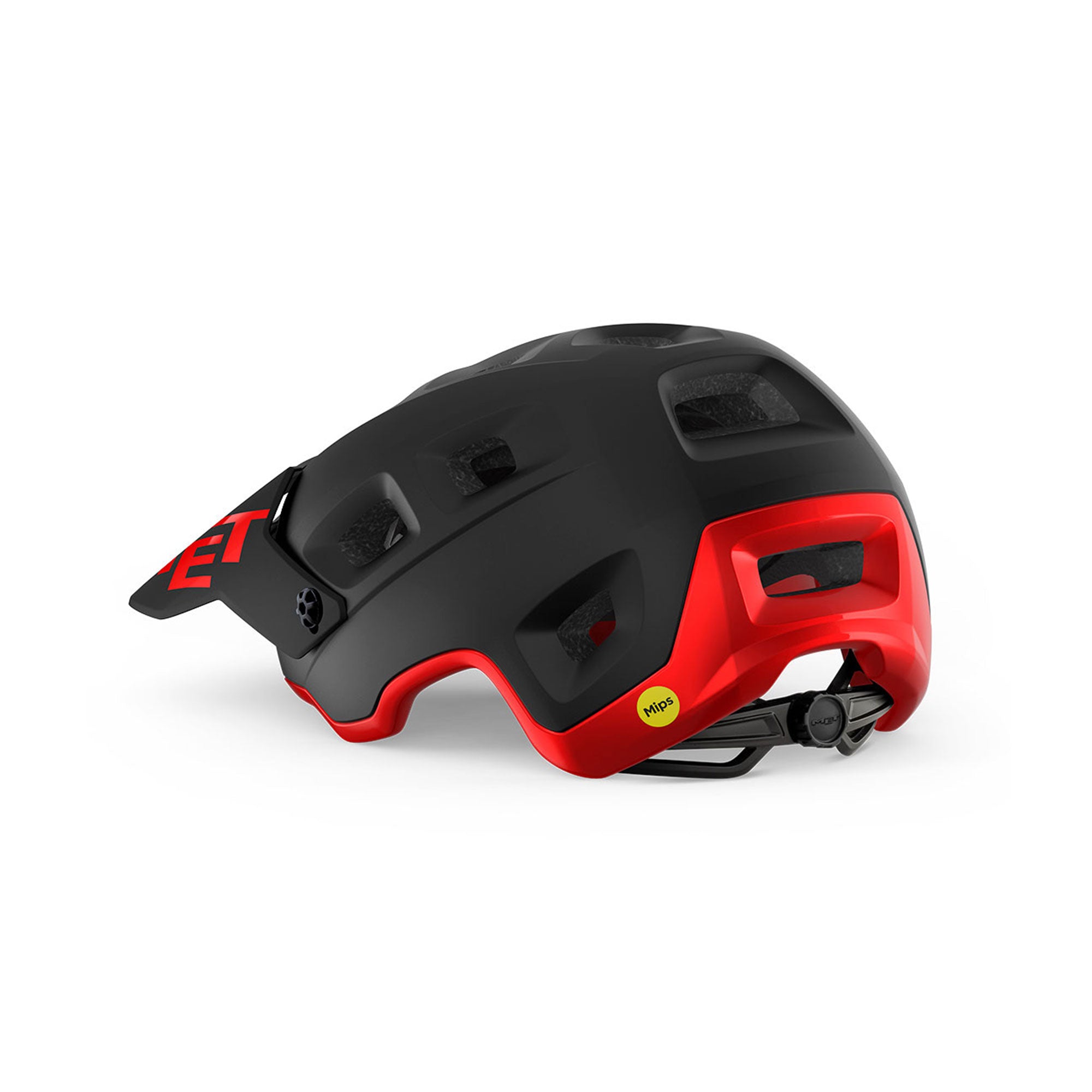 CASCO MET TERRANOVA MIPS GRANDE NEGRO/ROJO